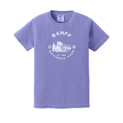 Banff children's Comfort Colors 9018 T-shirt in Violet
