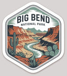 Big Bend National Park Die Cut Sticker