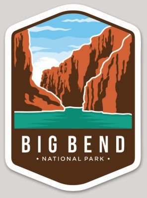 Big Bend National Park Die Cut Sticker Large