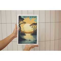 Biscayne National Park Poster – Mangroves & Golden Waterway