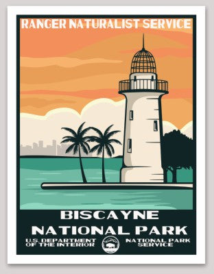 Biscayne National Park WPA Sticker Large