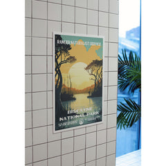Biscayne National Park Poster – Mangroves & Golden Waterway – Ranger Header