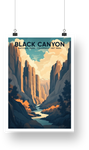 Black Canyon National Park Poster