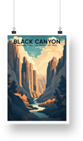 Black Canyon National Park Poster