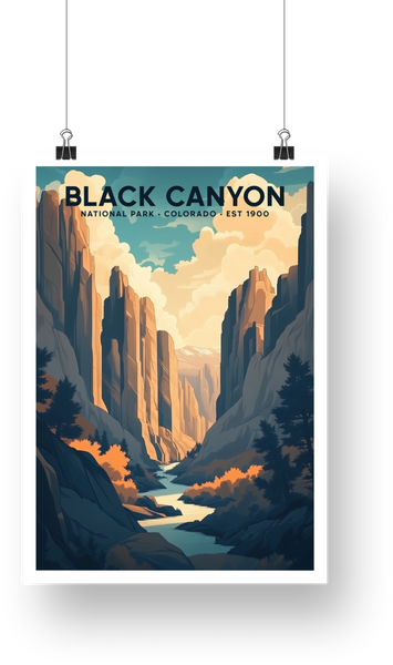 Black Canyon National Park Poster