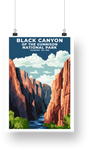 Black Canyon National Park Poster