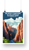 Black Canyon National Park Poster