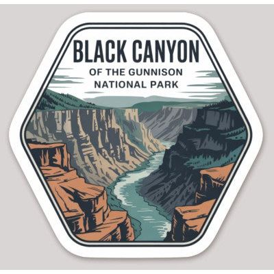 Black Canyon National Park Die Cut Sticker – Badge
