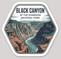 Black Canyon National Park Die Cut Sticker