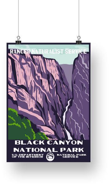 Black Canyon National Park Poster