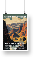 Black Canyon National Park Poster