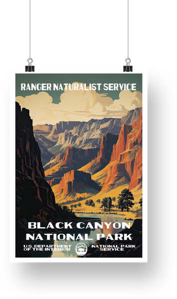 Black Canyon National Park Poster