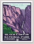 Black Canyon National Park WPA Sticker Large