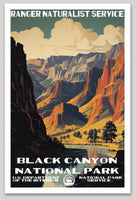 Black Canyon National Park WPA Sticker Large