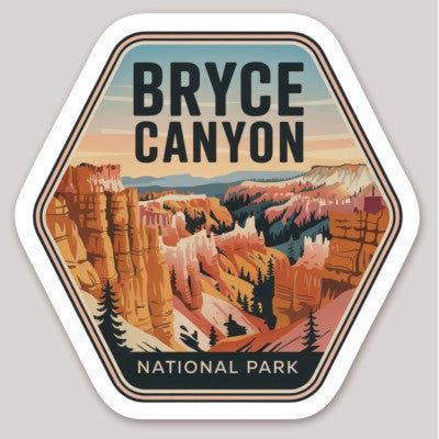 Bryce Canyon National Park Die Cut Sticker – Badge