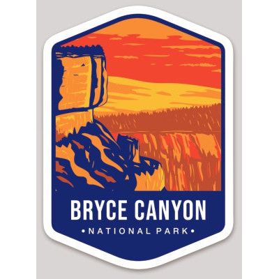 Bryce Canyon National Park Die Cut Sticker Large – Emblem Collection 2