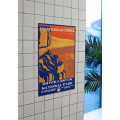 Bryce Canyon National Park Poster – Orange Hoodoos & Blue Shadows – Ranger Header