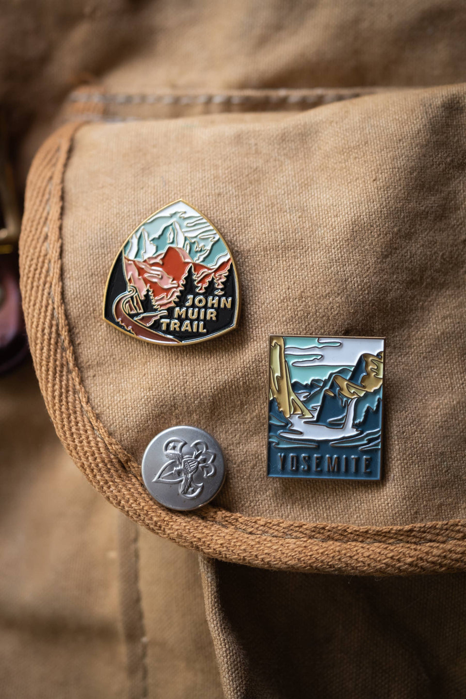 John Muir Trail Enamel Pin