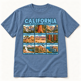 California National Parks T-Shirt — Comfort Colors 1717 in Blue Jean