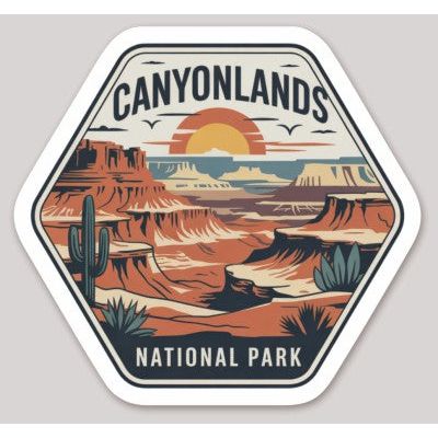 Canyonlands National Park Die Cut Sticker – Badge