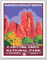 Canyonlands National Park WPA Sticker Large