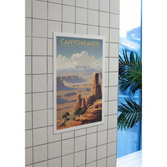 Canyonlands National Park Poster – Broad Canyon & Clouded Mesa