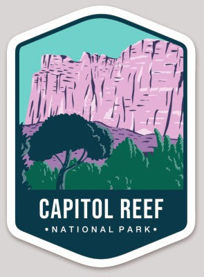 Capitol Reef National Park Die Cut Sticker Large