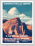 Capitol Reef National Park WPA Sticker Large