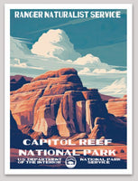 Capitol Reef National Park WPA Sticker Large