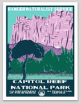 Capitol Reef National Park WPA Sticker Large