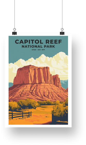 Capitol Reef National Park Poster