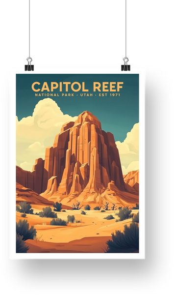 Capitol Reef National Park Poster