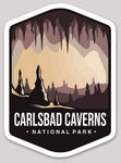 Carlsbad Caverns National Park Die Cut Sticker Large