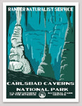 Carlsbad Caverns National Park WPA Sticker Large