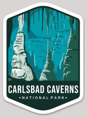Carlsbad Caverns National Park Die Cut Sticker Large