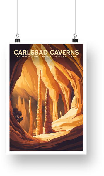 Carlsbad Caverns National Park Poster