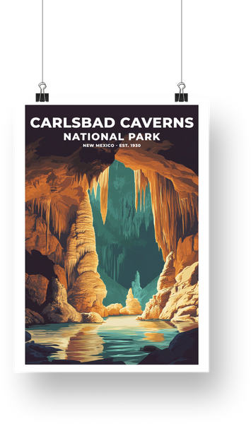 Carlsbad Caverns National Park Poster