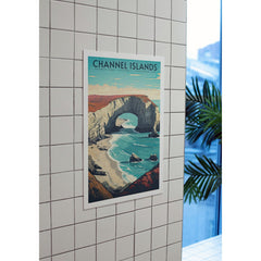 Channel Islands National Park Poster – Sea Arch & Turquoise Cove