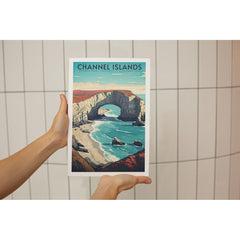 Channel Islands National Park Poster – Sea Arch & Turquoise Cove
