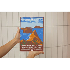 Channel Islands National Park Poster – Coastal Point & Rocky Islands – Ranger Header
