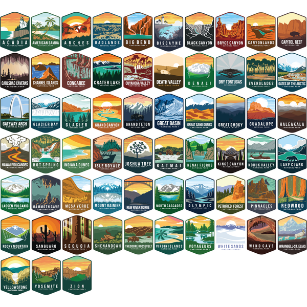 Nps Sticker Book US National Parks Magnets – The National Park Store