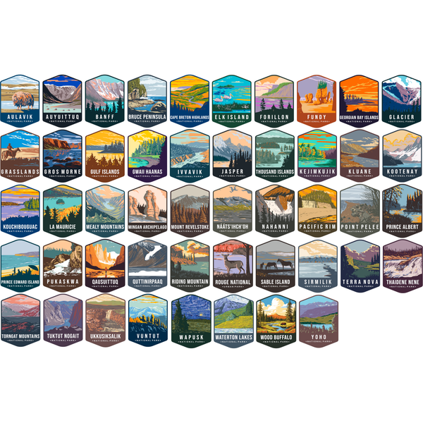 Canada National Park Magnet Collection – The National Park Store