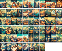 National Park Magnet Collection