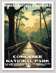 Congaree National Park WPA Sticker Large