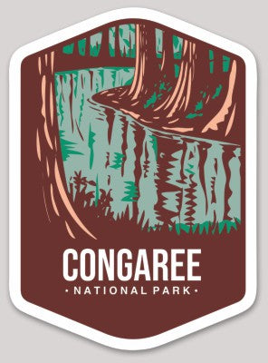 Congaree National Park Die Cut Sticker Large