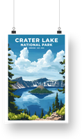 Crater Lake National Park Poster