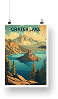 Crater Lake National Park Poster