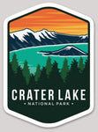 Crater Lake National Park Die Cut Sticker Large