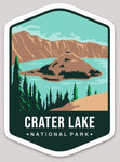 Crater Lake National Park Die Cut Sticker Large