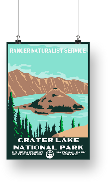 Crater Lake National Park Poster